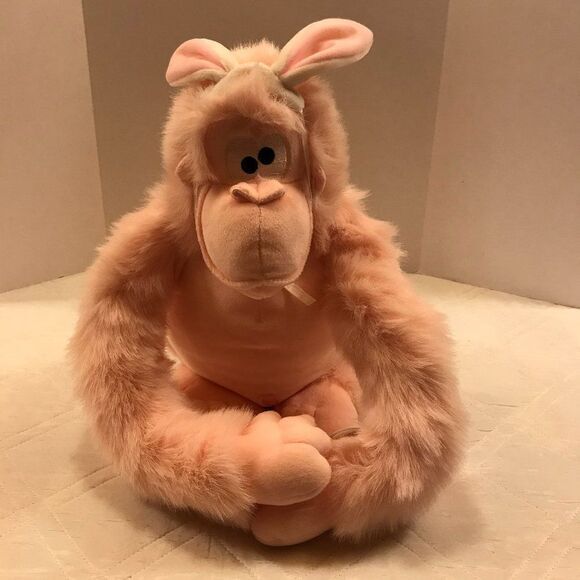 Pink Orangutoons Bestever Orangutang Hook and Loop on Hands - Picture 1 of 4